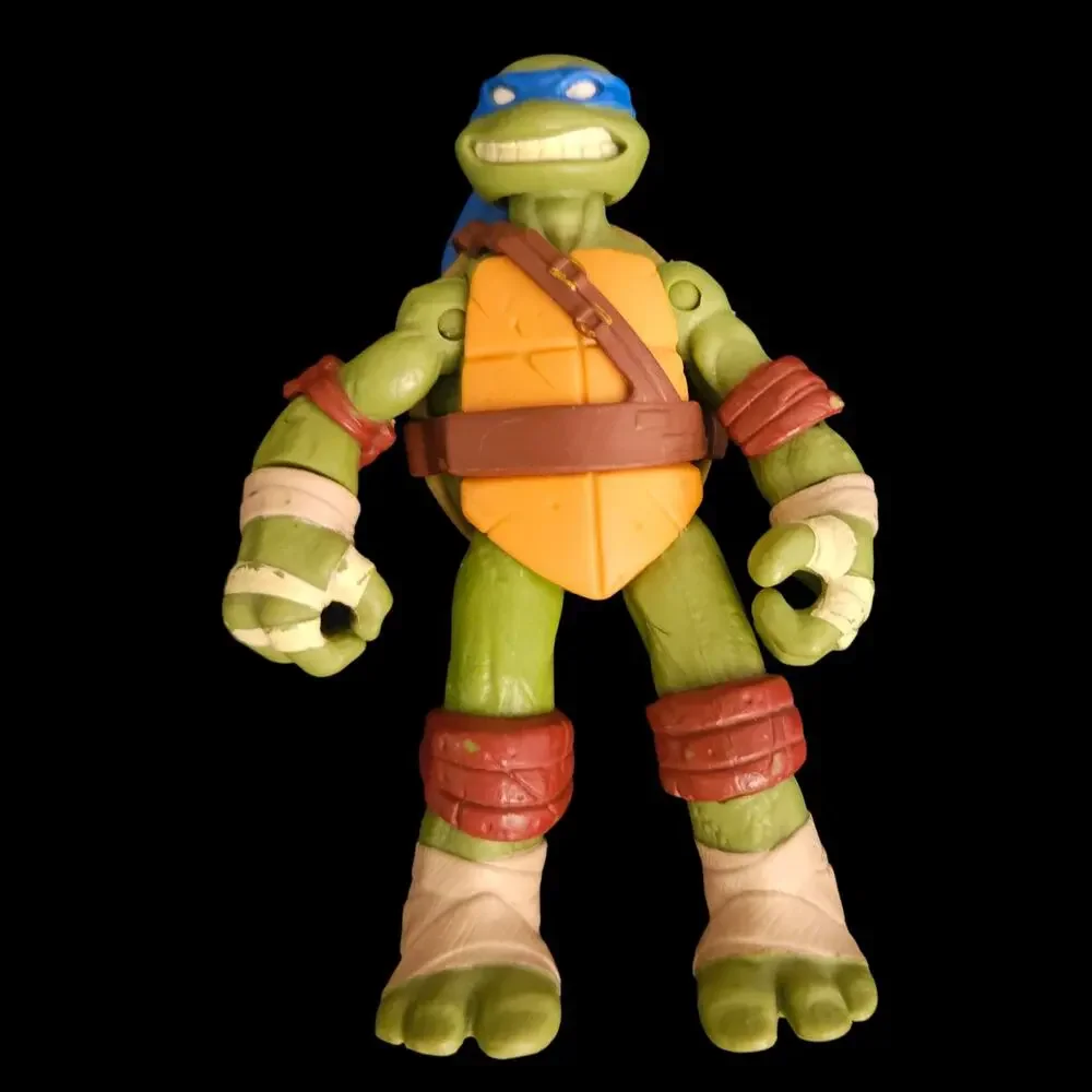 Teenage Mutant Ninja Turtles Action Figures Lot Raphael Leonardo Playmates 2014